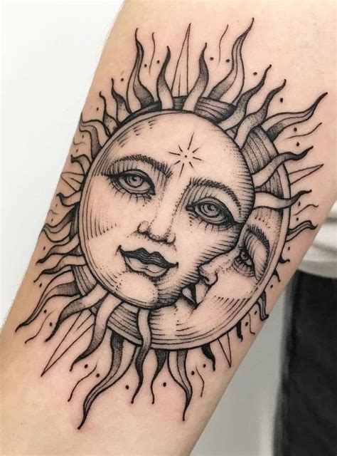 画像 meaningful unique sun and moon tattoo 143153-What do sun and moon ...