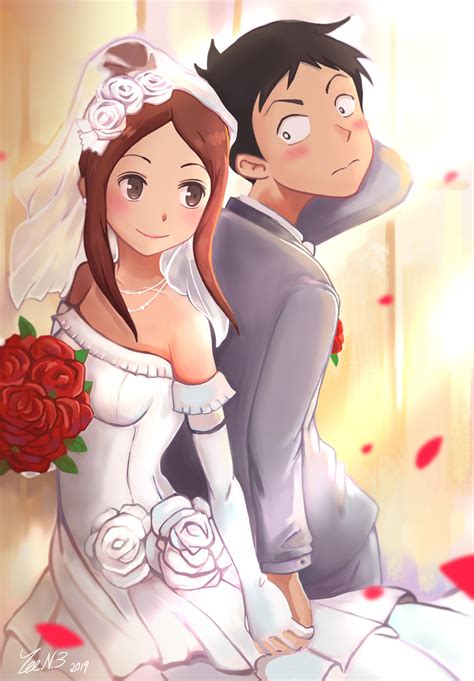 ZeeN3 _Andrick Khor - Takagi and Nishikata Wedding Fan Art