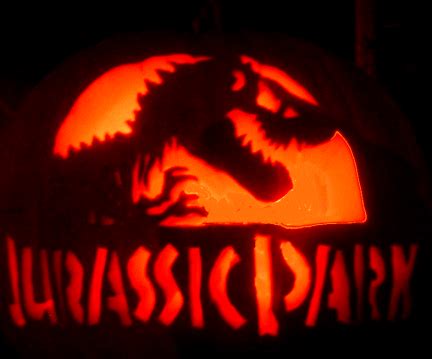 Jurassic Park Pumpkin Stencil Printable