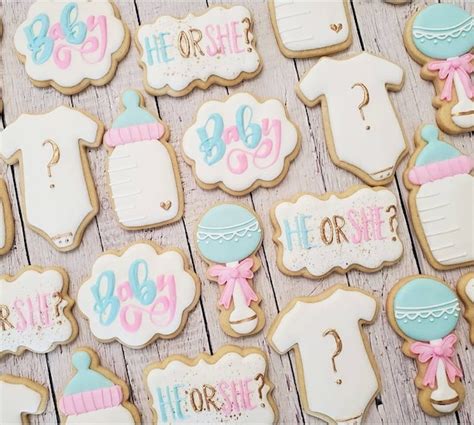 Baby Gender Reveal Cookies - Etsy