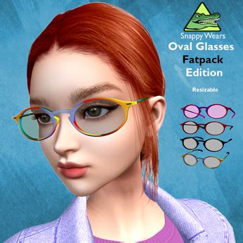 Second Life Marketplace - Snappy // Oval Glasses