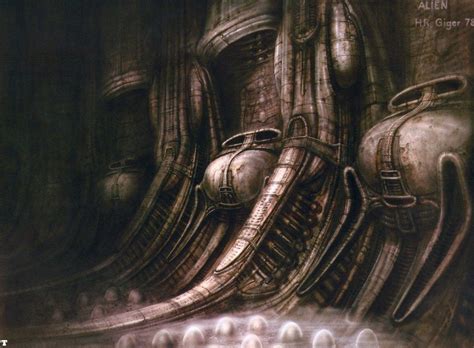 The Original "Alien" Concept Art Is Terrifying | Giger art, Hr giger art, Hr giger