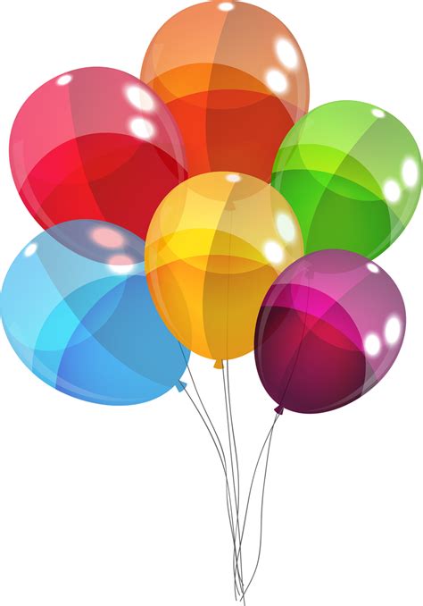 Color Glossy Balloons Background Vector Illustration 11015926 PNG