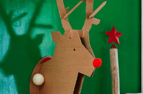 Cardboard reindeer head | GoodtoKnow