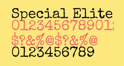 Special Elite free Font - What Font Is