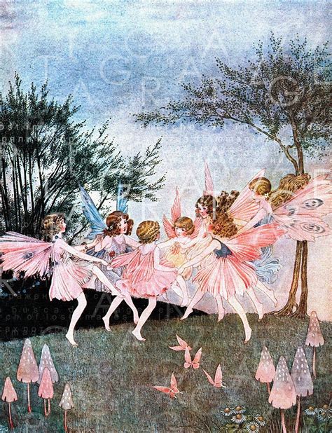 STUNNING FAIRIES Dancing. Vintage Illustration. Ida Rentoul | Etsy | Vintage fairies, Fairytale ...