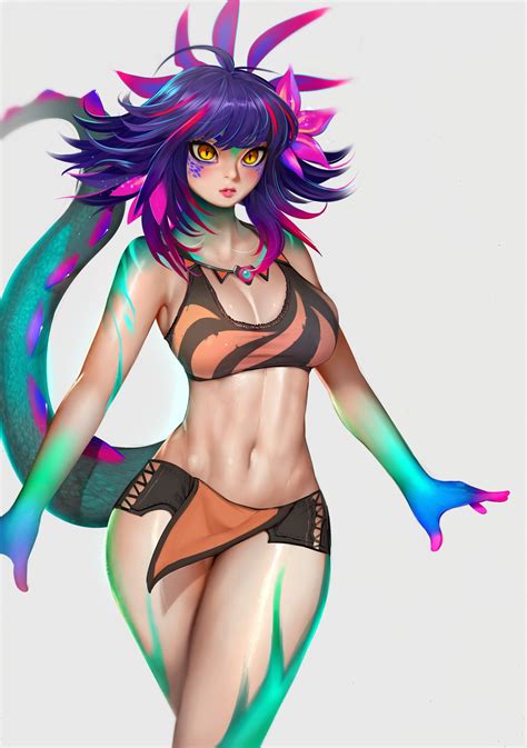 ArtStation - Neeko Fan Art League of Legends, Randy StarFru1t | Leona ...