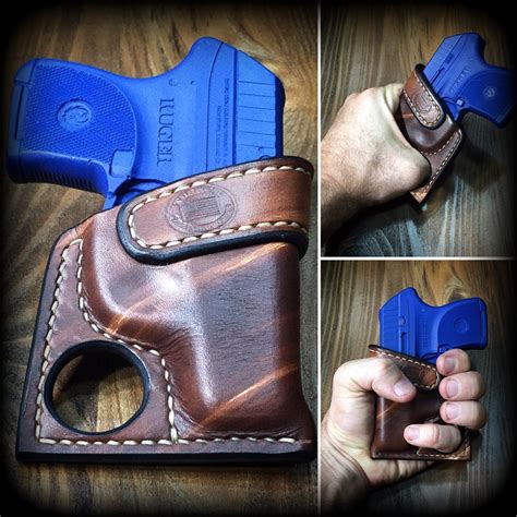 Custom Leather Pocket Purse Holster for Ruger LCP .380 Bakpack | Turner Leatherworks