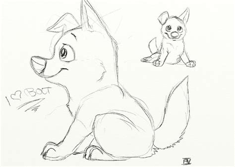 Bolt puppy sketch by KanpekiNaSekai on DeviantArt