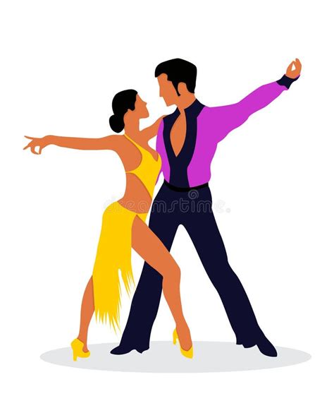 Salsa Dancers Stock Illustrations – 1,158 Salsa Dancers Stock ...