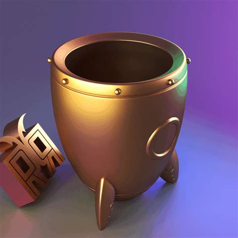 Spaceship vase | 3D models download | Creality Cloud