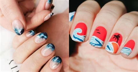 15 Beach Nail Art Designs That Go With Tan Lines - Let's Eat Cake