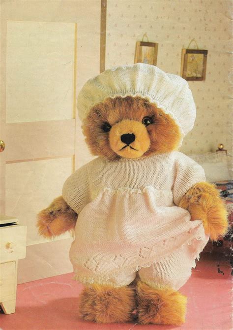 13 X Teddy Bear Clothes Knitting Patterns Outfits Coat Sweater - Etsy UK