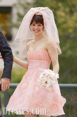 Rachel McAdams Short Pink Wedding Dress In Movie “The Vow” Dresses ...