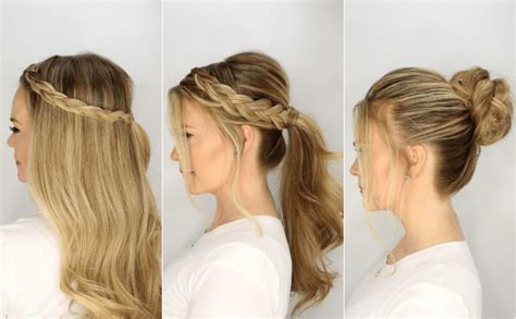 3 Easy Summer Hairstyles