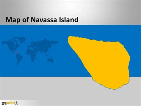 Navassa Island Map - PowerPoint Slides