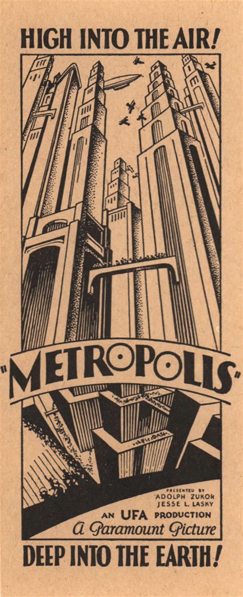 Metropolis 1927 Poster