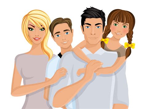 Download Happy family realistic for free | Family illustration, Family ...