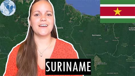 Zooming in on SURINAME | Geography of Suriname with Google Earth - YouTube