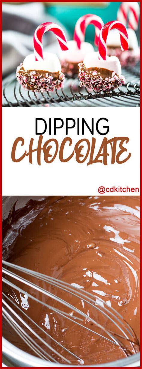 Dipping Chocolate Recipe | CDKitchen.com