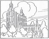 Temple Coloring Page  Home sketch template