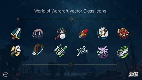 World of Warcraft Class Icons :: Behance