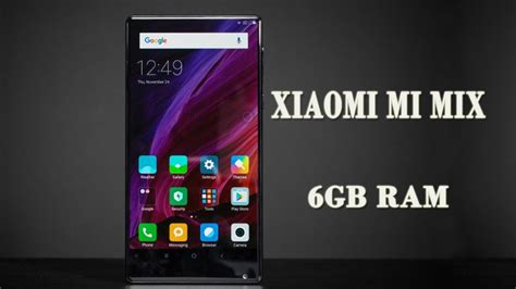 Xiaomi Mi MIX (6GB RAM) review - price, specifications, features, etc ...