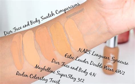 Dior Foundation Color Chart