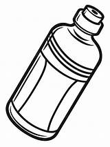 Water Bottle coloring Book Pages With Vector Design For Children  sketch template