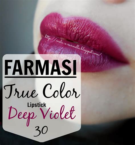 mela-e-cannella: FARMASI True Color Lipstick 30 - Deep Violet