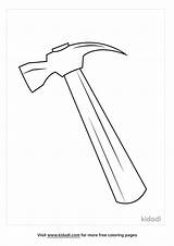 Free Hammer Coloring Page  Coloring Page Printables Kidadl sketch template