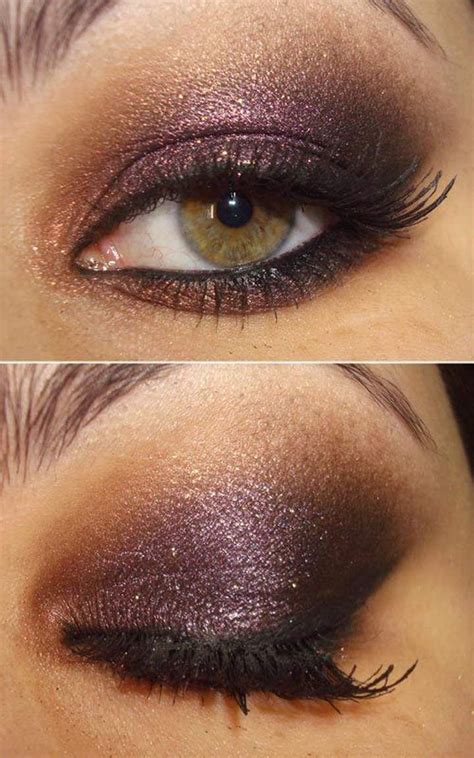 Eyeshadow for hazel eyes | Hazel eye makeup, Purple eye makeup, Purple ...