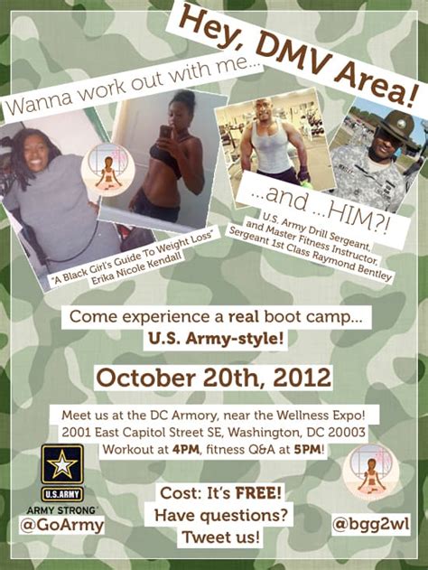 DC/MD/VA, Come Work Out With BGG2WL and the U.S. Army! | A Black Girl's ...