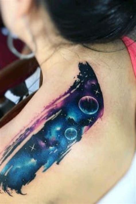 26 Celestial Star Neck Tattoo Ideas For Beauty