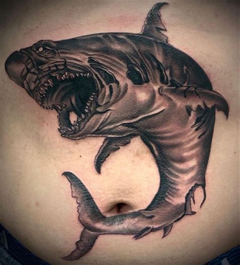 Black and Grey Realism Shark Tattoo in 2021 | Tattoos, Shark tattoos, Cool tattoos