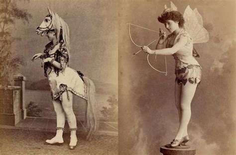 Vintage photos of Victorian burlesque dancers and their elaborate costumes, 1890 - Rare ...