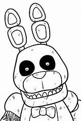 Fnaf Bonnie Coloring Pages At GetColoringscom  Free Printable sketch template