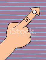 Finger Cursor Pointing Arrow Stock Clipart | Royalty-Free | FreeImages