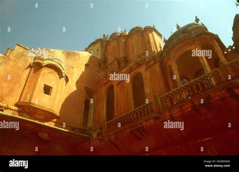 Inside gallery of hawa mahal hi-res stock photography and images - Alamy