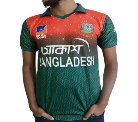 Jersey Bangladesh Cricket National Team Half Sleeve #1228188 buy from ...