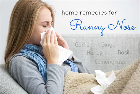 24 Natural at Home Remedies for Runny Nose in Adults & Children