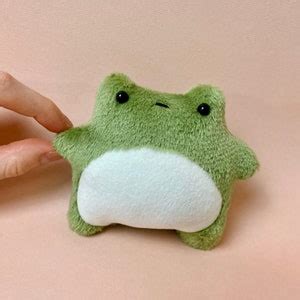 Mini Frog Plushie Kawaii Frog Plush Frog Decor Handmade - Etsy