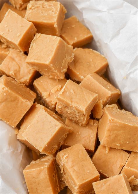 Creamy Peanut Butter Fudge - Barefeet in the Kitchen