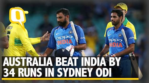 Match Highlights: India vs Australia 1st ODI | The Quint - YouTube