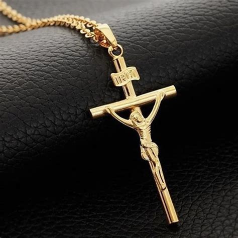 Aliexpress.com : Buy Fashion God Cross Necklaces Crucifix Jesus Pendant Chain Necklace For Women ...