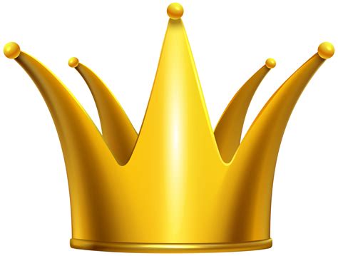 Golden Crown Clip Art PNG Image | Clip art, Coroa dourada, Coroa