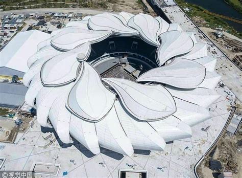 Hangzhou stadium for 2020 olympics in people republic of china ... . Via @designers_need ...