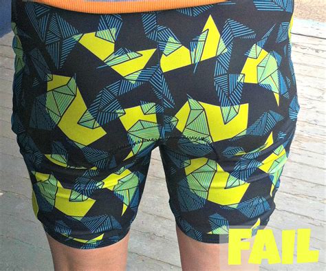 pass/fail sewing: Duathlon Bike Shorts: FAIL