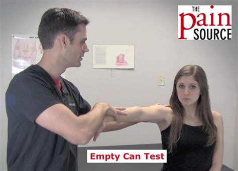 Empty Can Test - The Pain Source - Makes Learning About Pain, Painless