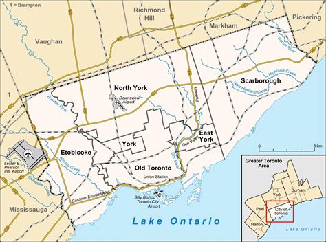 Pearson international airport map - Map of Pearson international airport (Canada)